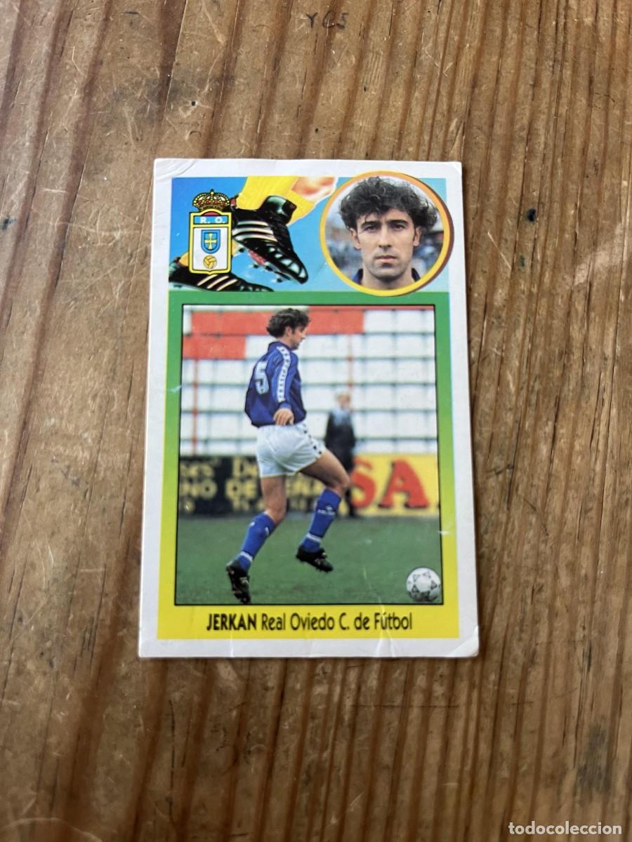 Cromos de f&uacute;tbol: CROMO DESPEGADO ALBUM LIGA ESTE 93 94 1993 1994 REAL OVIEDO JERKAN