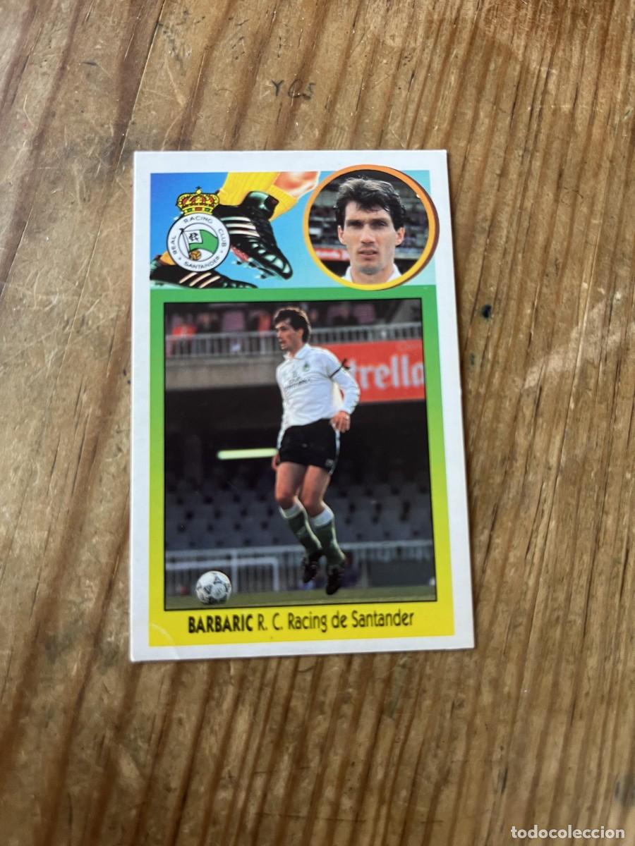 Cromos de f&uacute;tbol: CROMO ALBUM LIGA ESTE 93 94 1993 1994 RACING SANTANDER BARBARIC