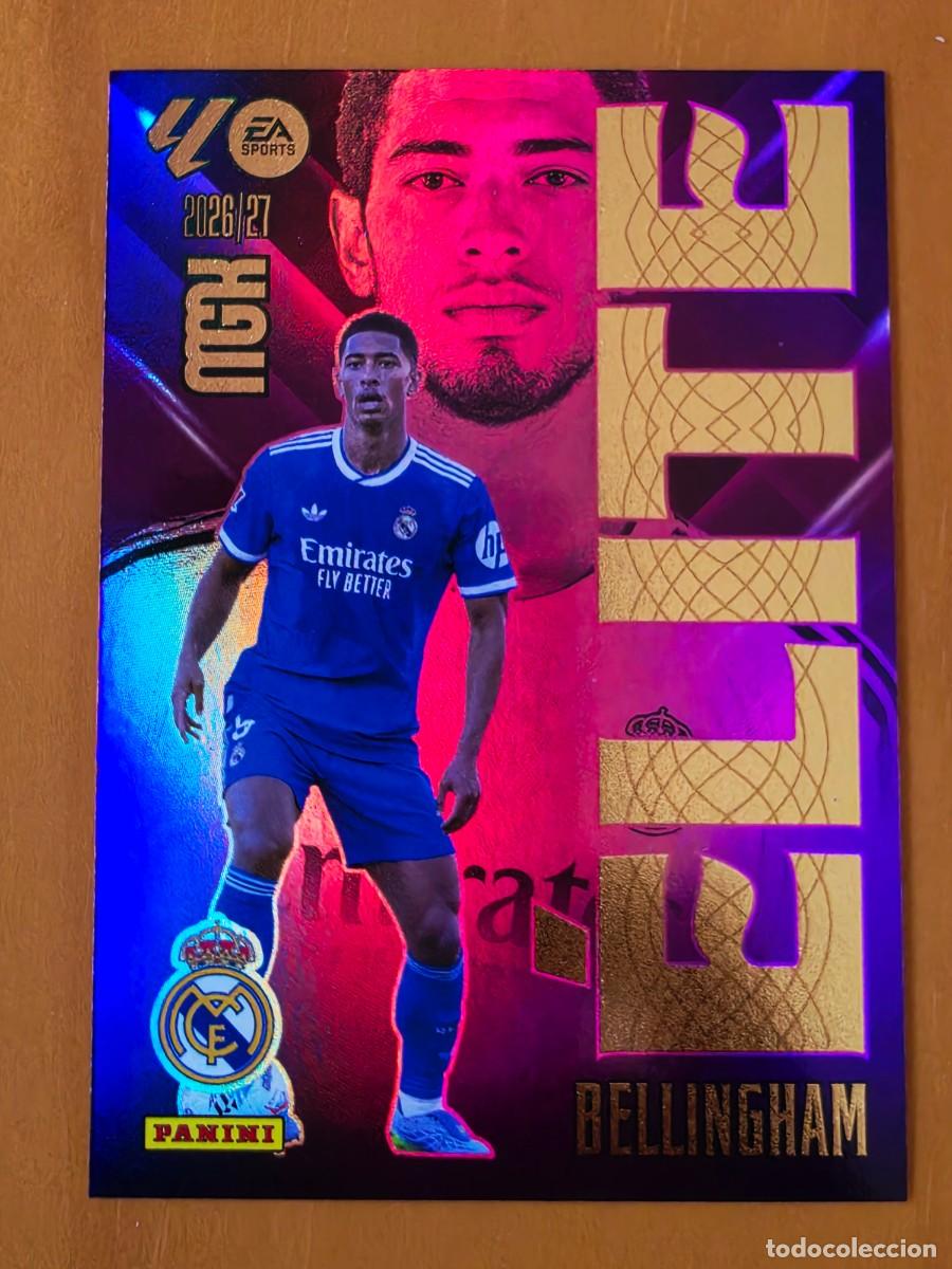 Cromos de f&uacute;tbol: 2 Jude Bellingham, Real Madrid, &Eacute;lite, Panini Megacracks MGK 2026 2027 26 27