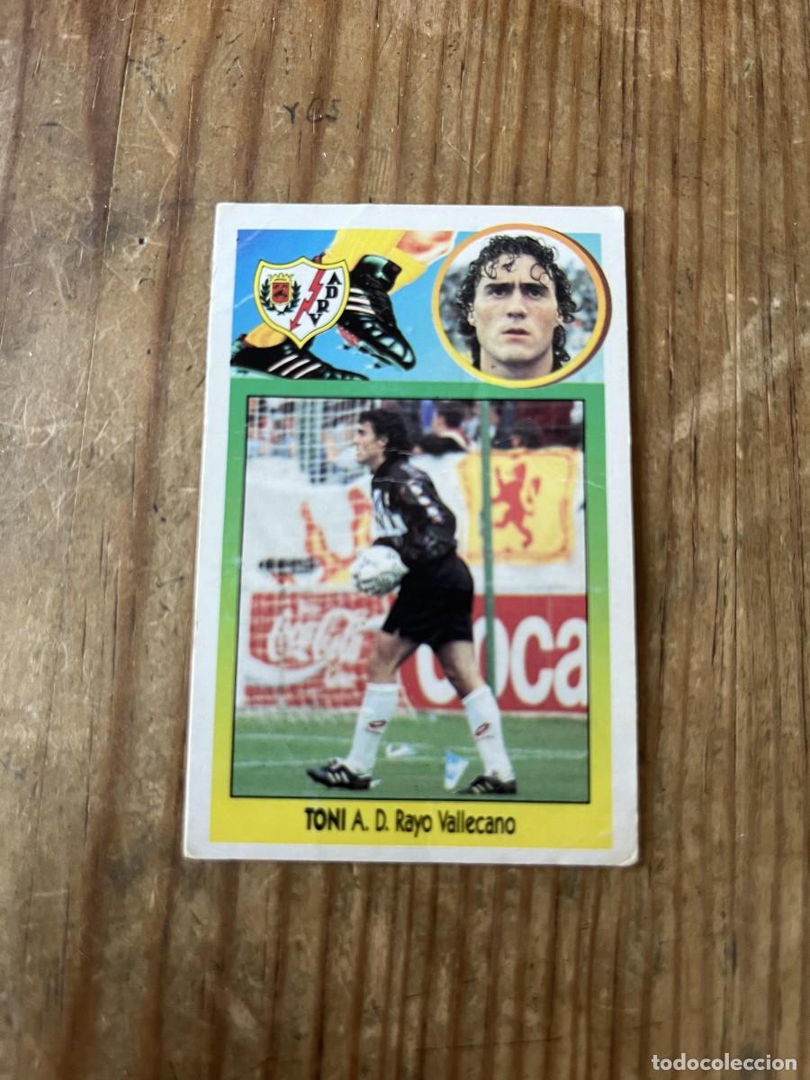 Figurine di Calcio: CROMO DESPEGADO ALBUM LIGA ESTE 93 94 1993 1994 RAYO VALLECANO TONI