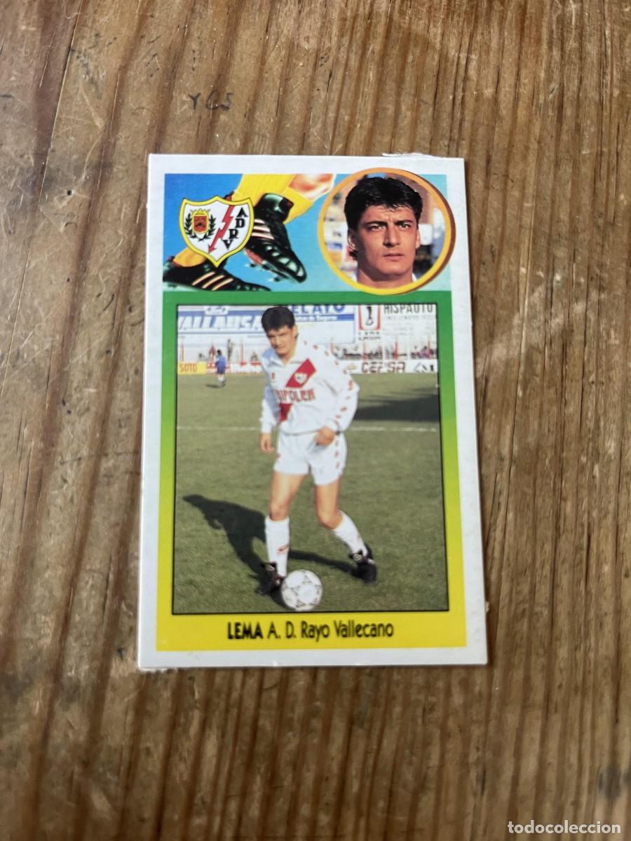 Cromos de f&uacute;tbol: CROMO DESPEGADO ALBUM LIGA ESTE 93 94 1993 1994 RAYO VALLECANO LEMA
