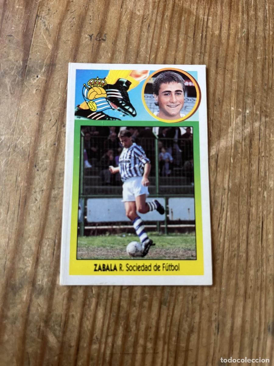 Cromos de f&uacute;tbol: CROMO DESPEGADO ALBUM LIGA ESTE 93 94 1993 1994 REAL SOCIEDAD ZABALA