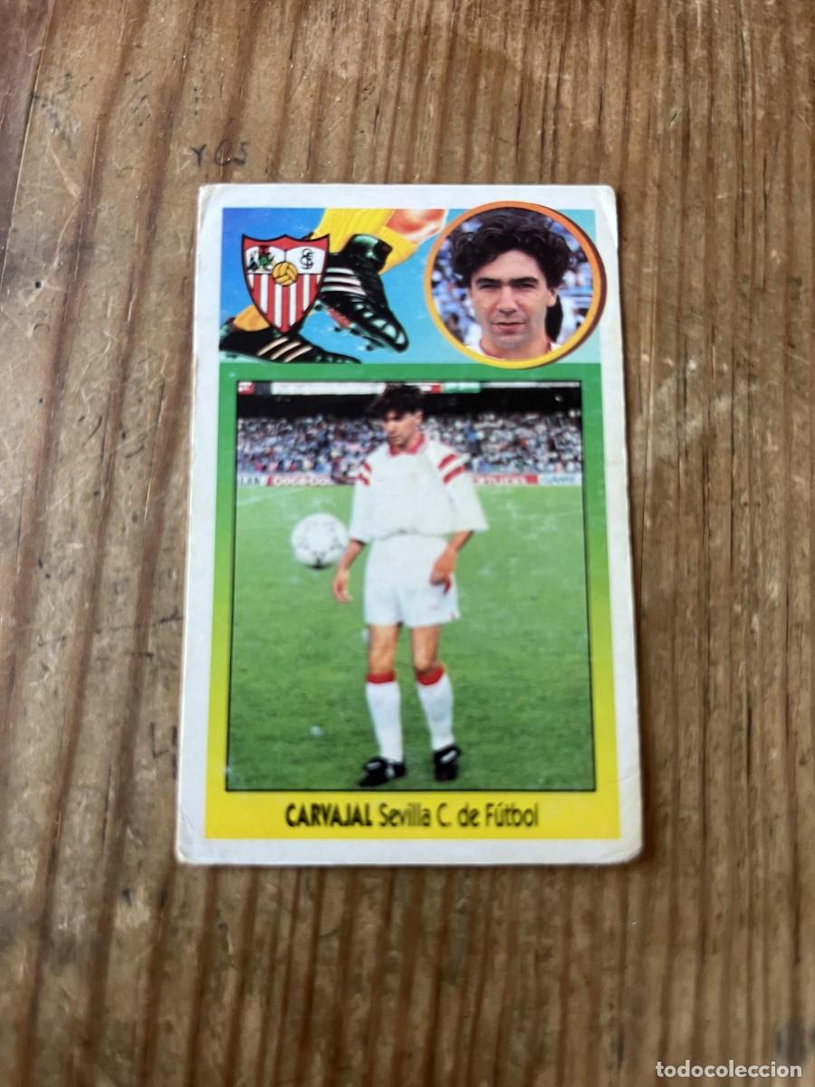 Cromos de f&uacute;tbol: CROMO SIN PEGAR NUNCA PEGADO ALBUM LIGA ESTE 93 94 1993 1994 SEVILLA CARVAJAL