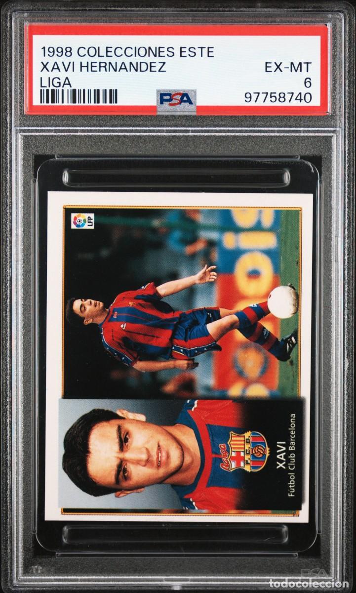 Cromos de f&uacute;tbol: Xavi Hernandez FC Barcelona Colecciones Este 1998 99 Psa 6