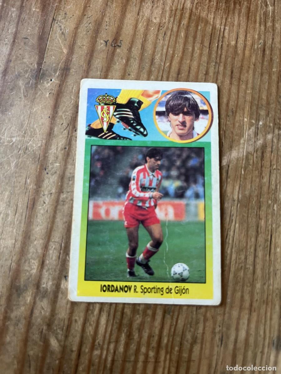 Cromos de f&uacute;tbol: CROMO SIN PEGAR NUNCA PEGADO ALBUM LIGA ESTE 93 94 1993 1994 SPORTING GIJON IORDANOV
