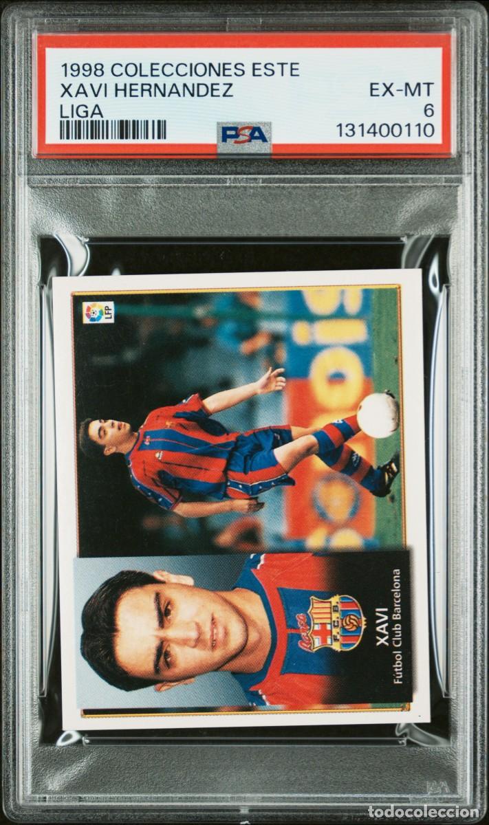 Cromos de f&uacute;tbol: Xavi Hernandez FC Barcelona Colecciones Este 1998 99 Psa 6