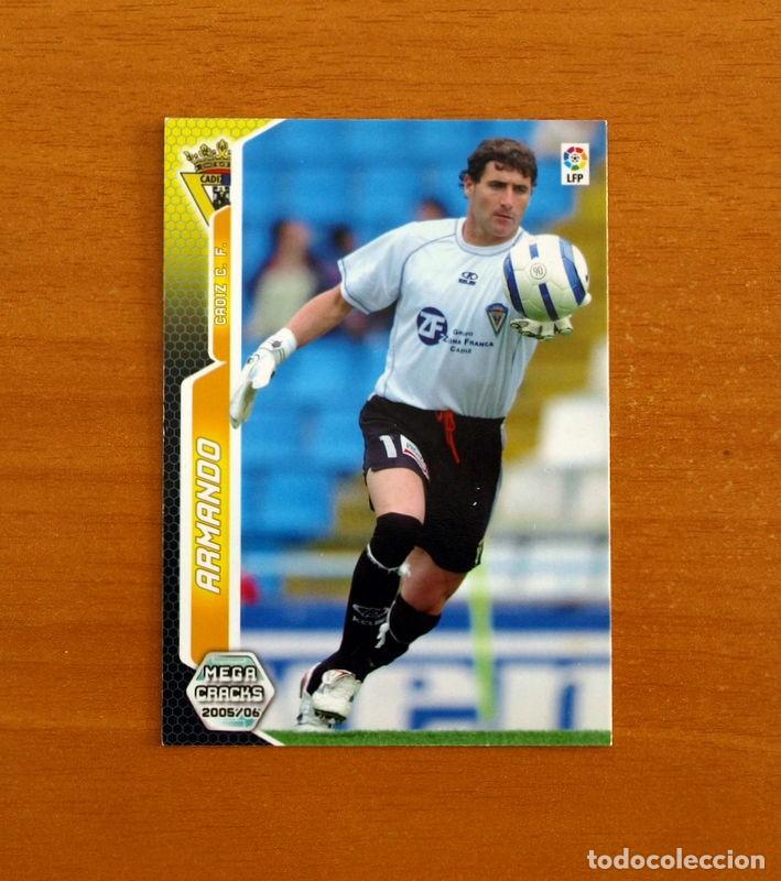Cromos de f&uacute;tbol: C&aacute;diz -N&ordm; 92 Armando -Megacracks Las Fichas Liga 2005-2006-05-06 Mega Cracks Panini