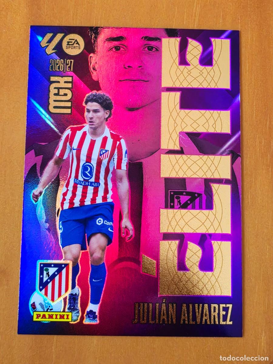 Football Stickers: 8 Juli&aacute;n &Aacute;lvarez, Atl&eacute;tico de Madrid, &Eacute;lite, Panini Megacracks MGK 2026 2027 26 27