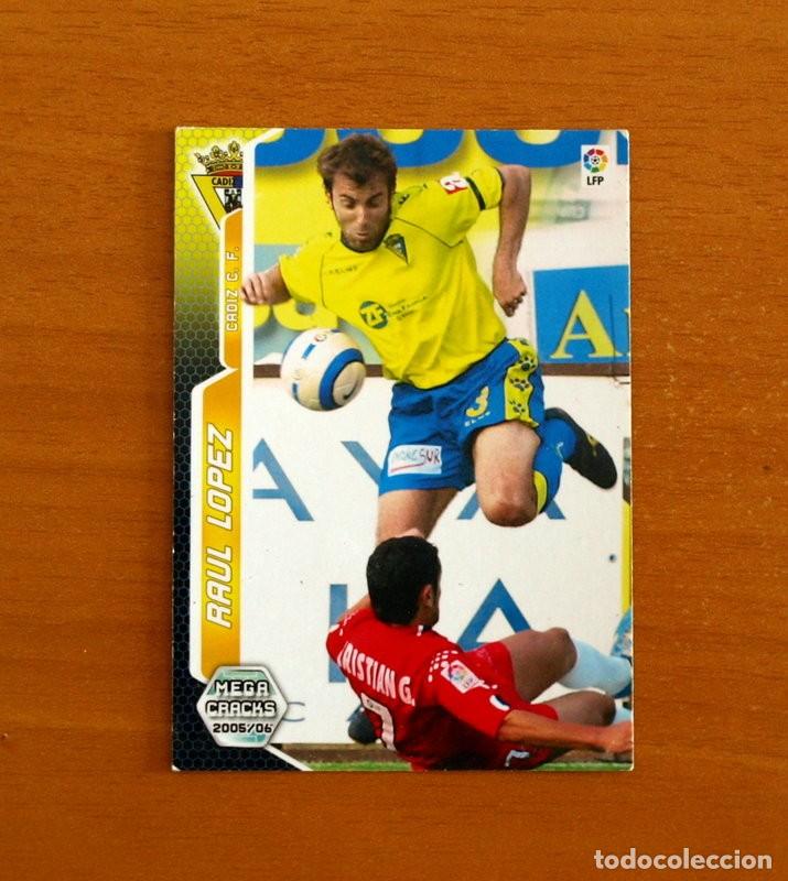 Football Stickers: C&aacute;diz -N&ordm; 94 Ra&uacute;l L&oacute;pez -Megacracks Las Fichas Liga 2005-2006-05-06 Mega Cracks Panini