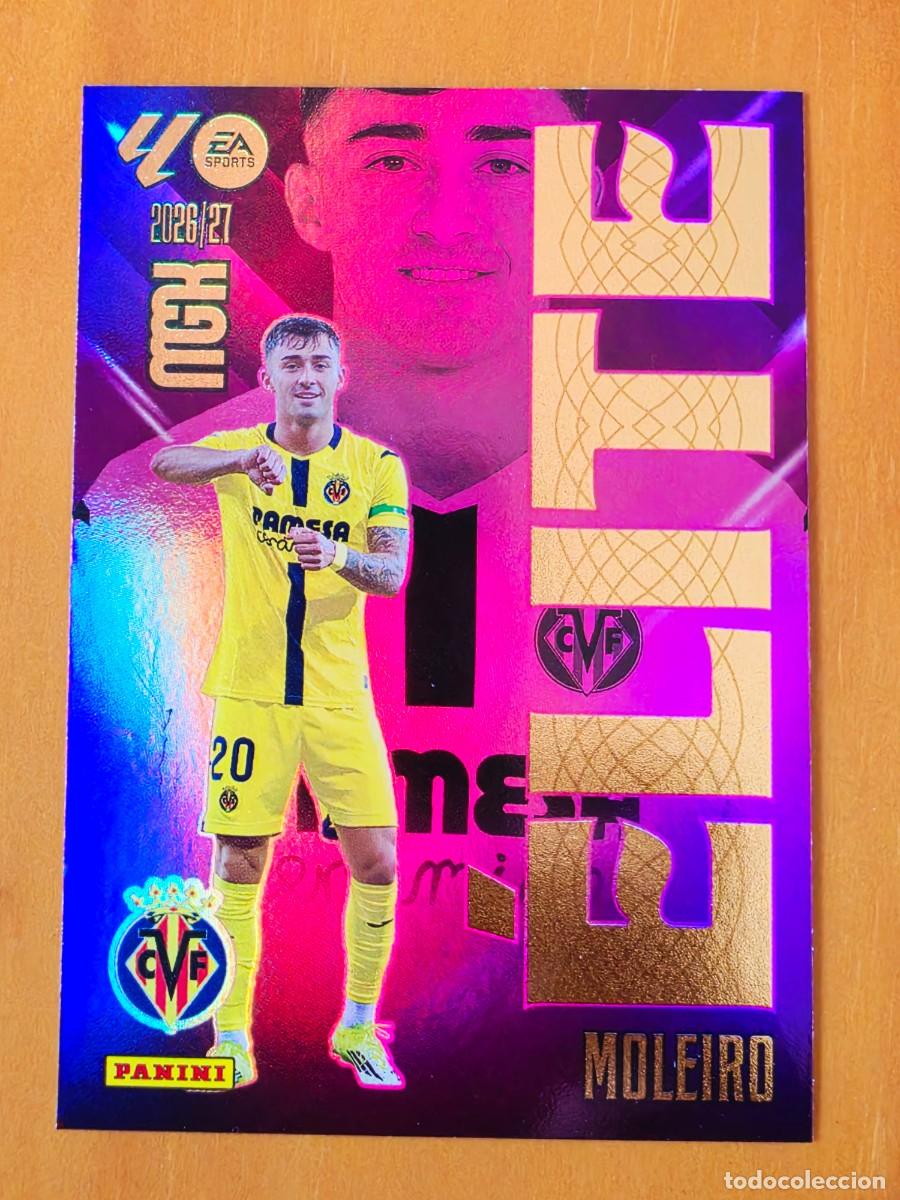 Football Stickers: 11 Alberto Moleiro, Villarreal CF, &Eacute;lite, Panini Megacracks MGK 2026 2027 26 27