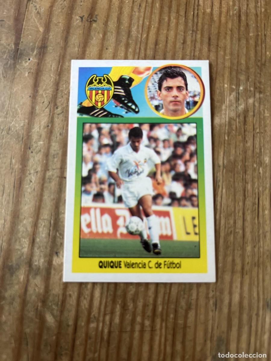 Football Stickers: CROMO DESPEGADO ALBUM LIGA ESTE 93 94 1993 1994 VALENCIA QUIQUE