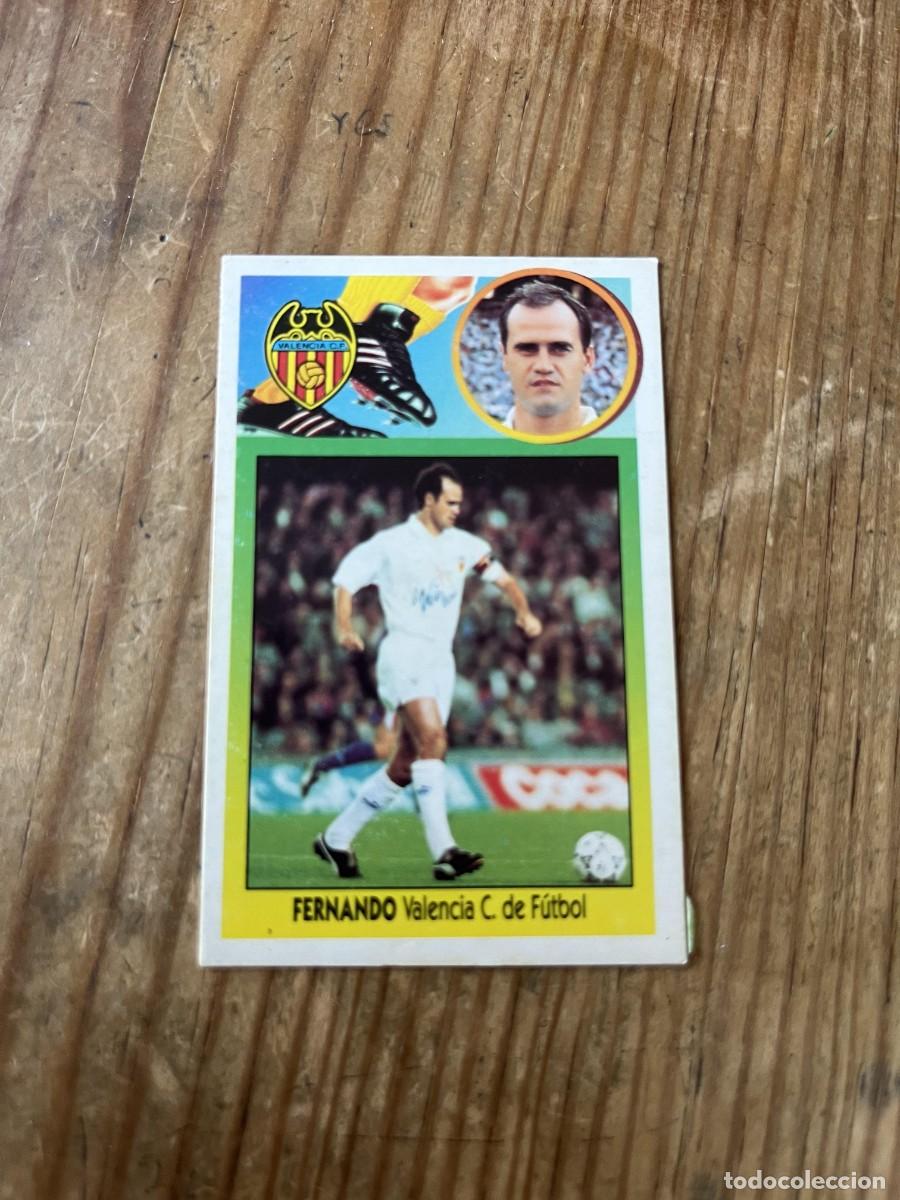 Football Stickers: CROMO DESPEGADO ALBUM LIGA ESTE 93 94 1993 1994 VALENCIA FERNANDO
