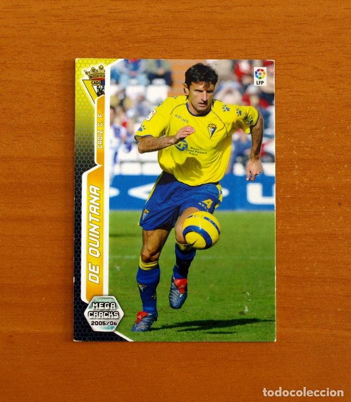 Football Stickers: C&aacute;diz -N&ordm; 96 De Quintana -Megacracks Las Fichas Liga 2005-2006-05-06 Mega Cracks Panini