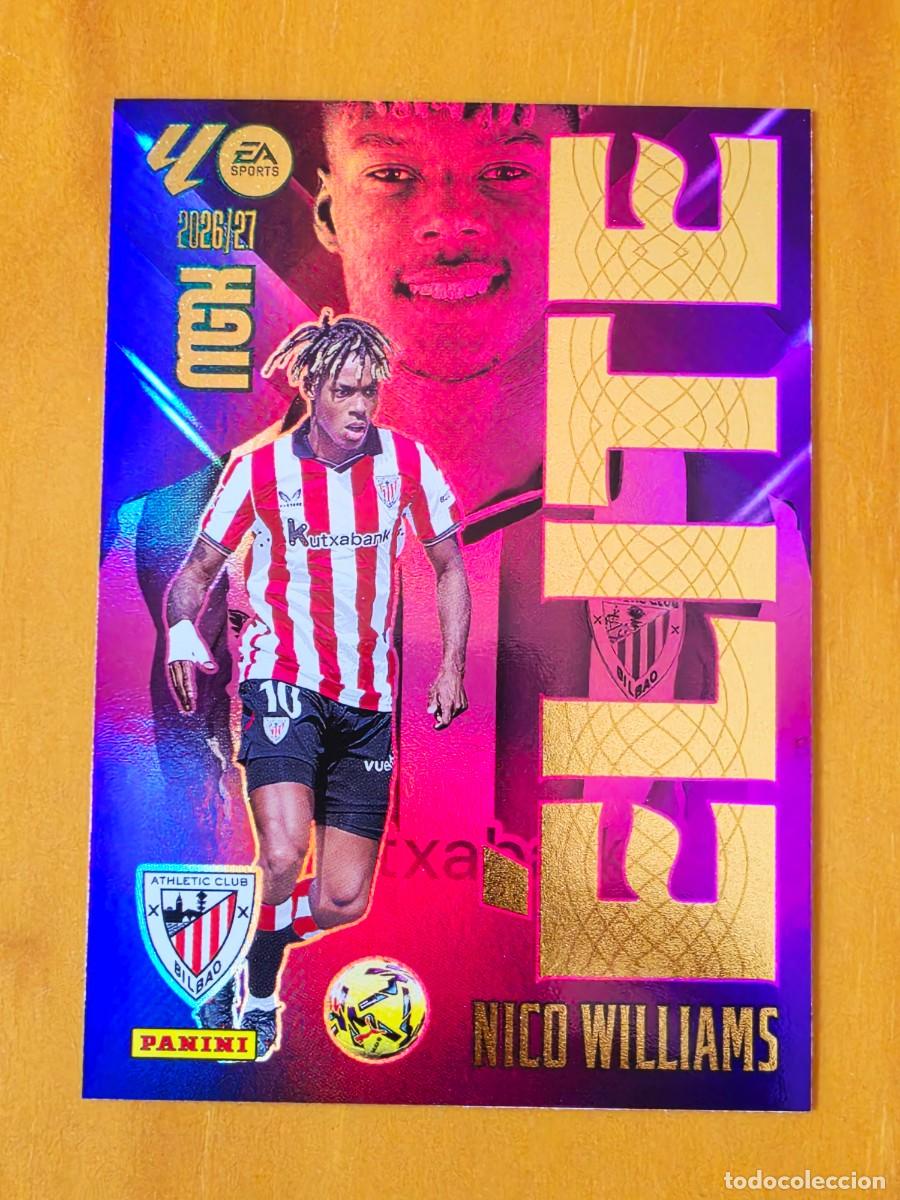 Football Stickers: 12 Nico Williams, Athletic Club de Bilbao, &Eacute;lite, Panini Megacracks MGK 2026 2027 26 27