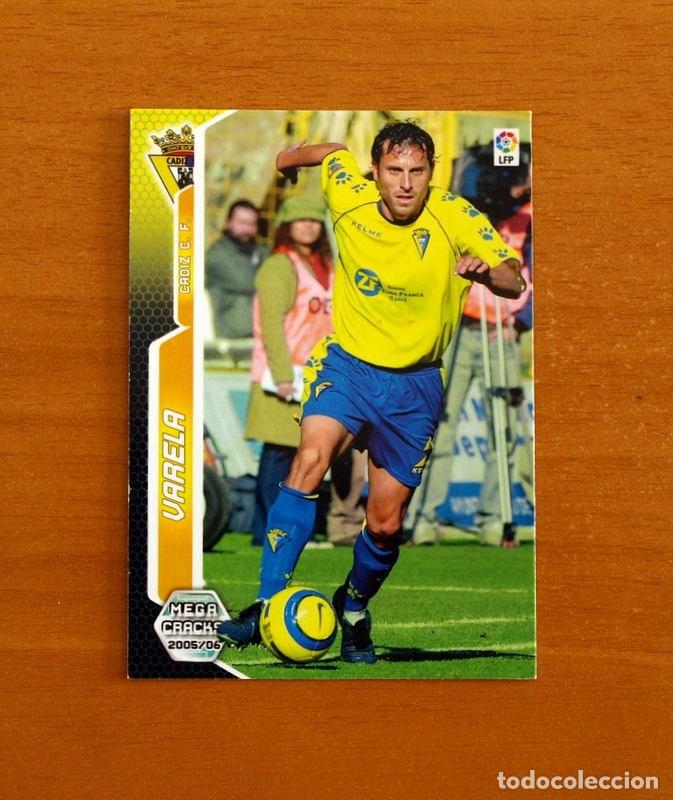 Cromos de f&uacute;tbol: C&aacute;diz -N&ordm; 98 Varela -Megacracks Las Fichas Liga 2005-2006-05-06 Mega Cracks Panini
