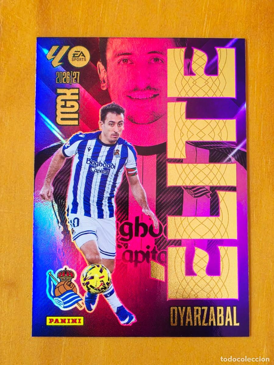 Cromos de f&uacute;tbol: 13 Mikel Oyarzabal, Real Sociedad, &Eacute;lite, Panini Megacracks MGK 2026 2027 26 27