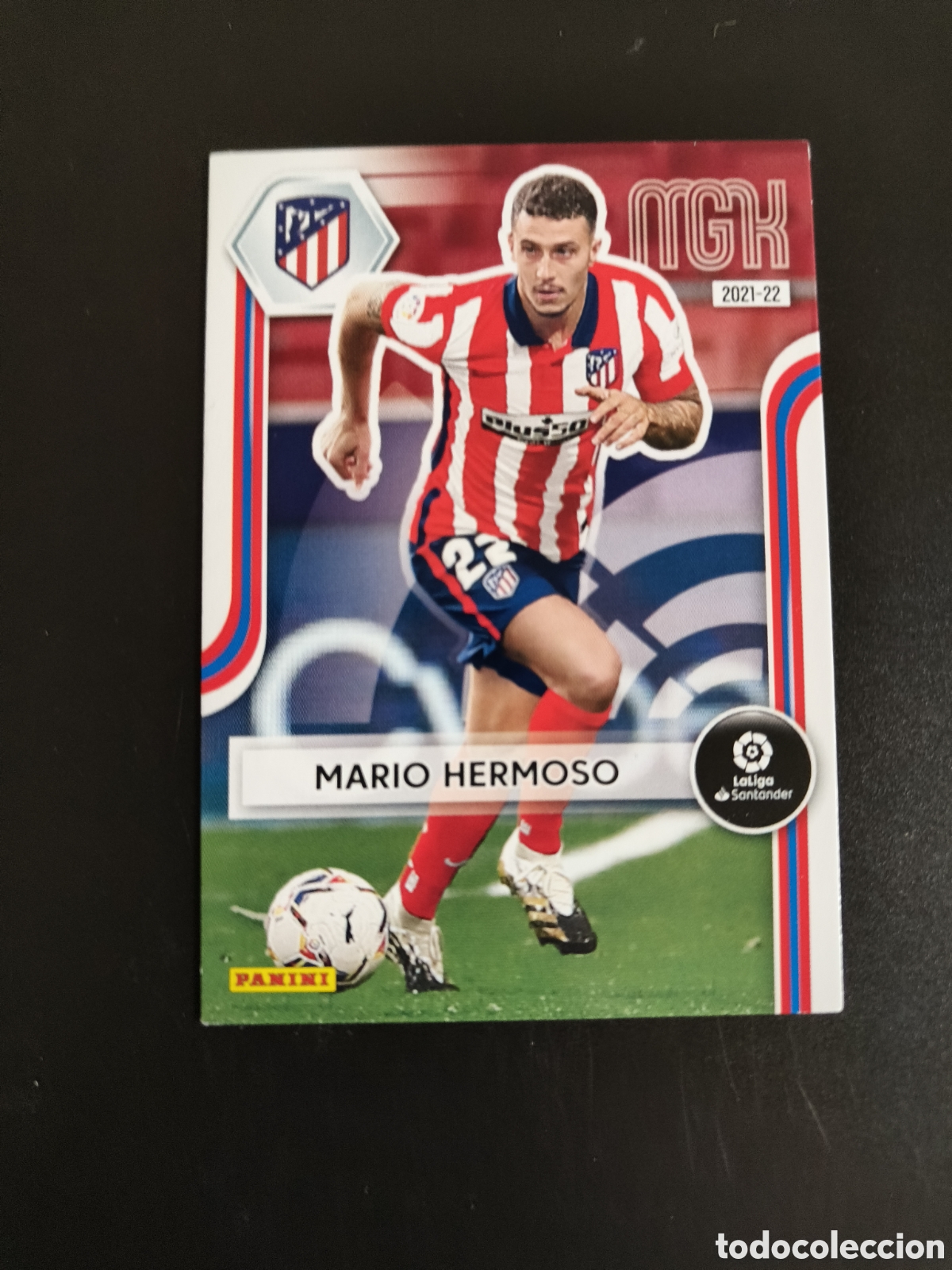 Cromos de f&uacute;tbol: Megacracks 2021/22 44 Mario Hermoso Atletico Madrid