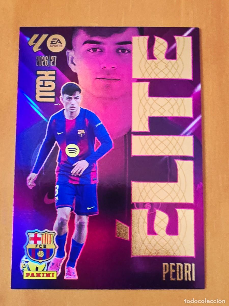 Cromos de f&uacute;tbol: 15 Pedri, FC Barcelona, &Eacute;lite, Panini Megacracks MGK 2026 2027 26 27