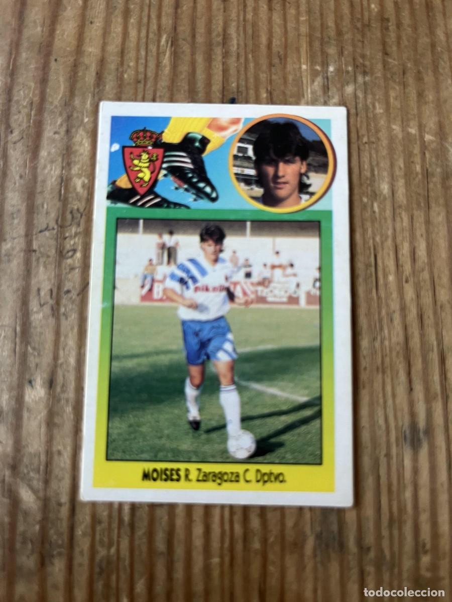 Cromos de f&uacute;tbol: CROMO SIN PEGAR NUNCA PEGADO ALBUM LIGA ESTE 93 94 1993 1994 REAL ZARAGOZA MOISES