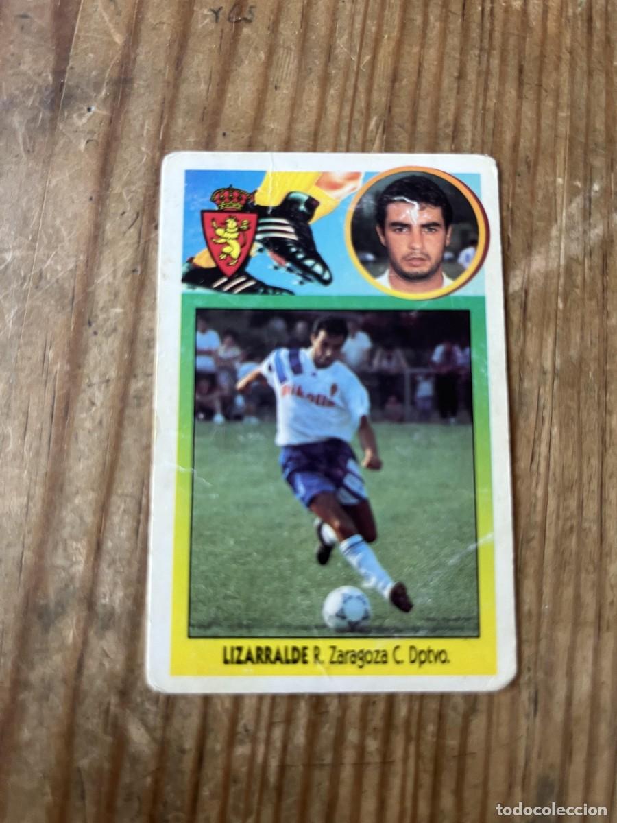 Cromos de f&uacute;tbol: CROMO DESPEGADO ALBUM LIGA ESTE 93 94 1993 1994 REAL ZARAGOZA LIZARRALDE