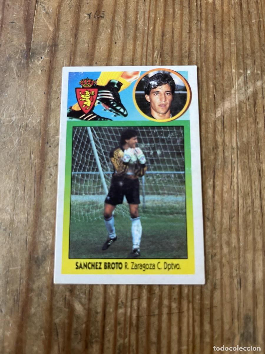 Cromos de f&uacute;tbol: CROMO SIN PEGAR NUNCA PEGADO ALBUM LIGA ESTE 93 94 1993 1994 REAL ZARAGOZA SANCHEZ BROTO