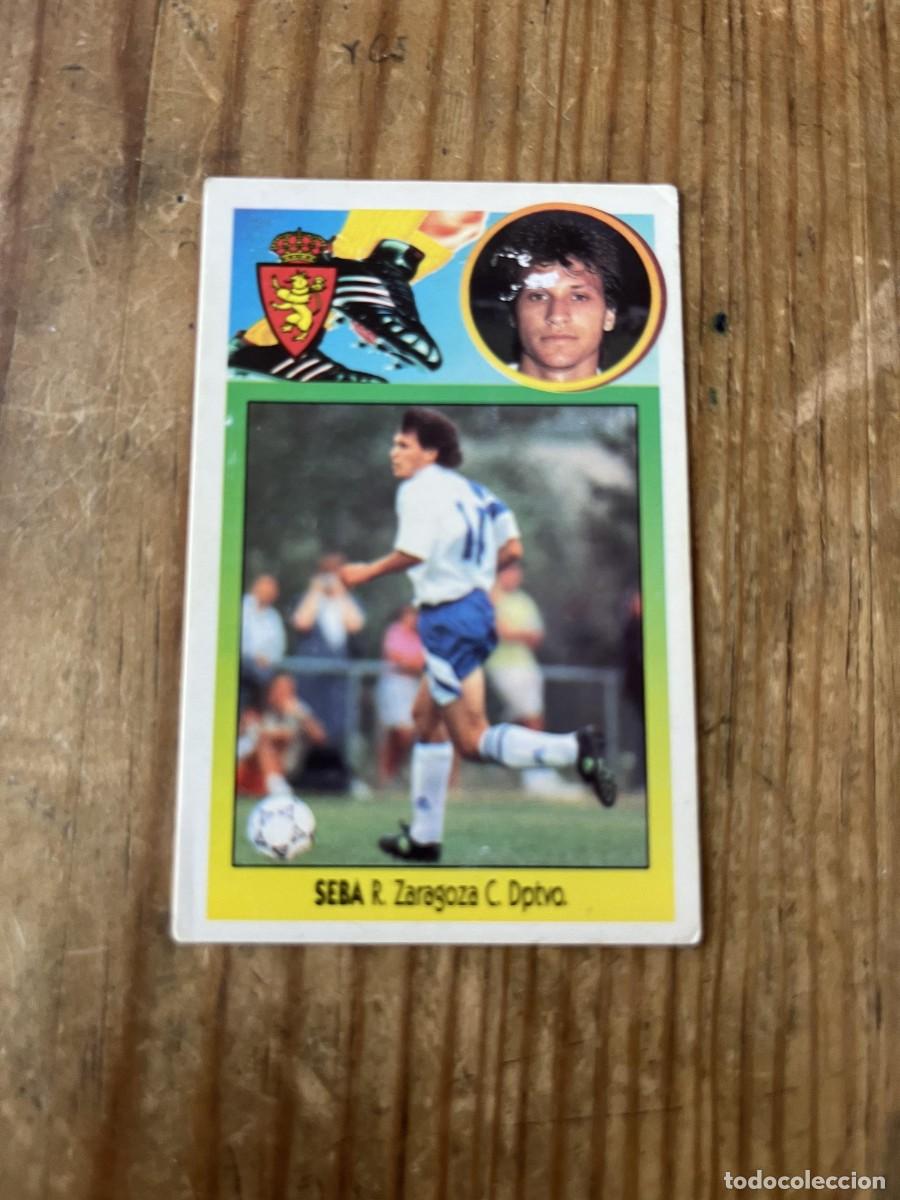 Figurine di Calcio: CROMO DESPEGADO ALBUM LIGA ESTE 93 94 1993 1994 REAL ZARAGOZA SEBA