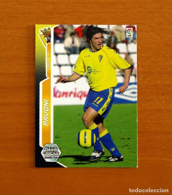 Figurine di Calcio: C&aacute;diz -N&ordm; 106 Pavoni -Megacracks Las Fichas Liga 2005-2006-05-06 Mega Cracks Panini