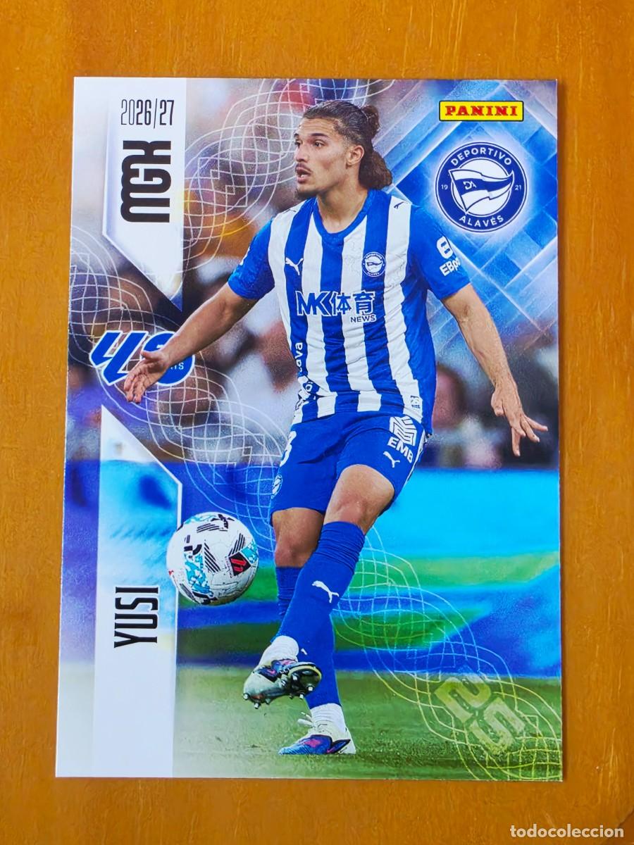 Figurine di Calcio: 26 Yusi, Deportivo Alav&eacute;s, Panini Megacracks MGK 2026 2027 26 27