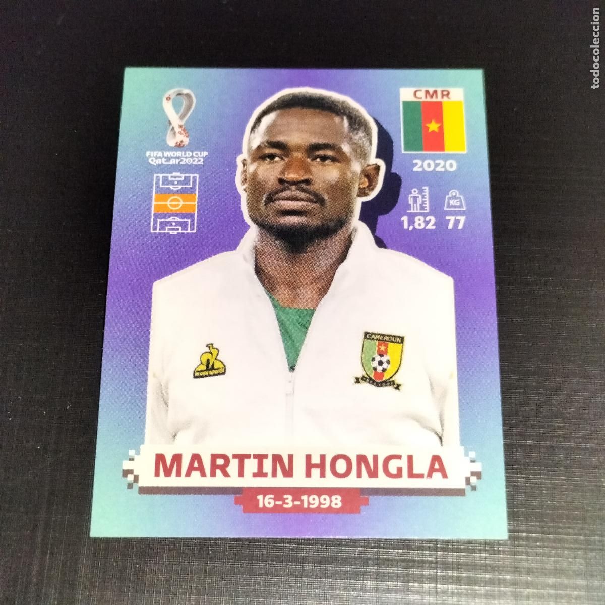 Figurine di Calcio: CMR 11 MARTIN HONGLA CAMERUN CROMOS STICKER MUNDIAL QTAR 22 2022 FIFA WORLD CUP PANINI