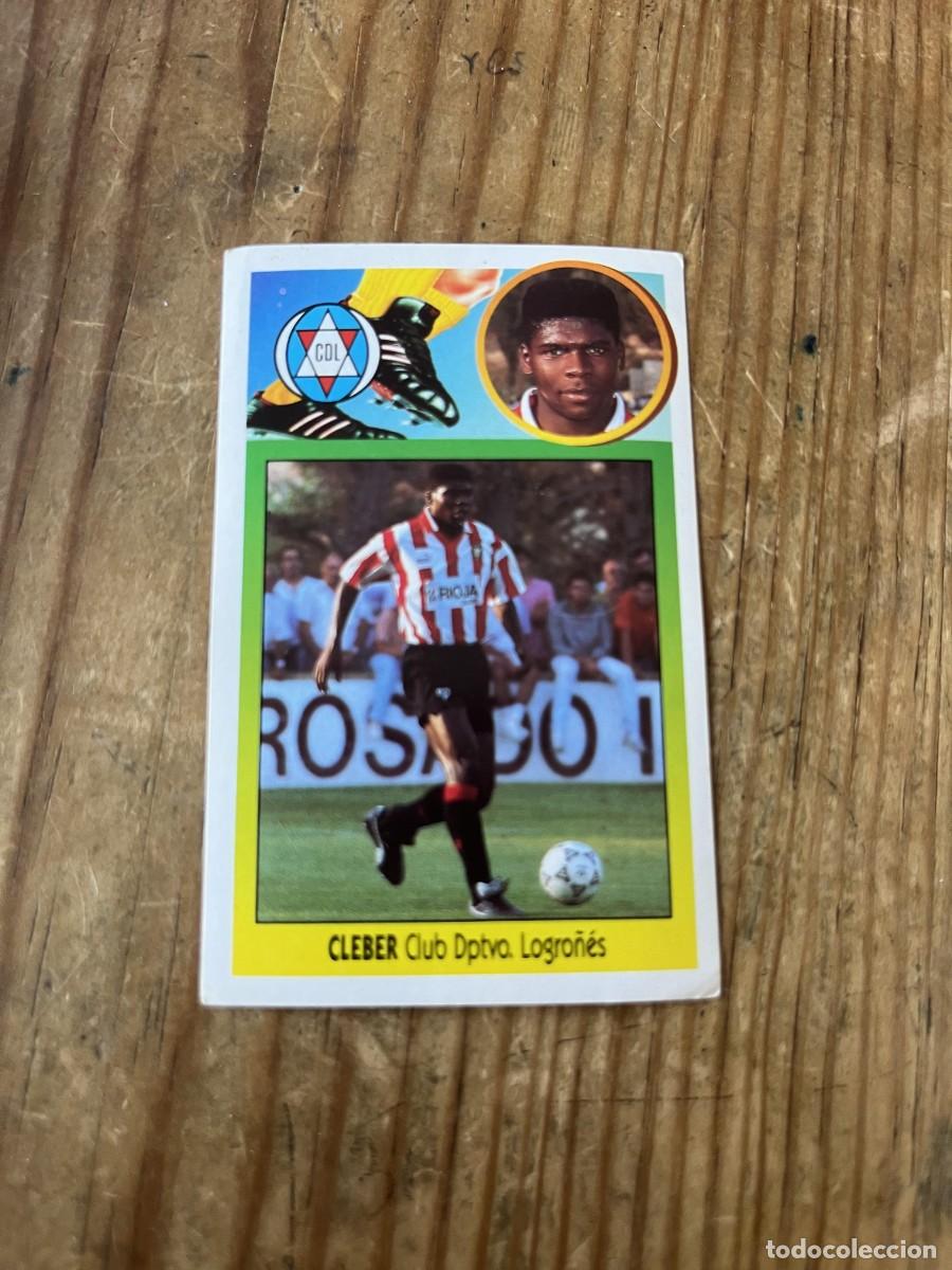 Cromos de f&uacute;tbol: CROMO PEGATINA ADHESIVO SIN PEGAR NUNCA PEGADO LIGA ESTE 93 94 1993 1994 ALOGRO&Ntilde;ES CLEBER
