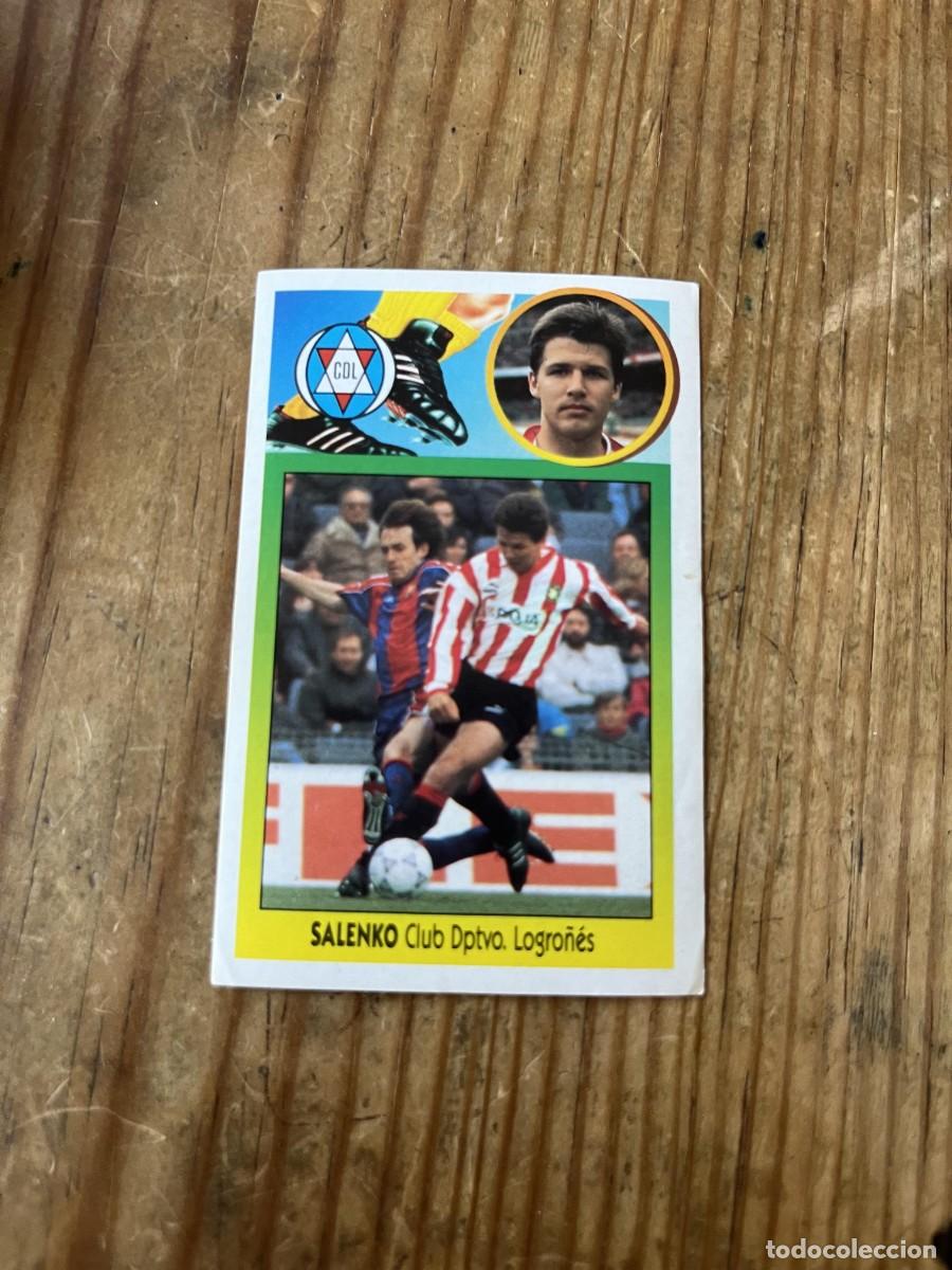 Cartes &agrave; collectionner de Football: CROMO PEGATINA ADHESIVO SIN PEGAR NUNCA PEGADO LIGA ESTE 93 94 1993 1994 LOGRO&Ntilde;ES SALENKO