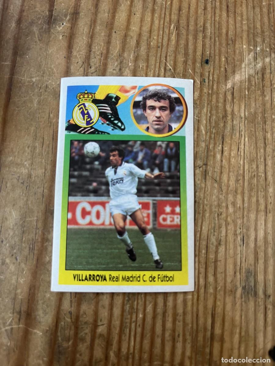 Cartes &agrave; collectionner de Football: CROMO PEGATINA ADHESIVO SIN PEGAR NUNCA PEGADO LIGA ESTE 93 94 1993 1994 REAL MADRID VILLARROYA