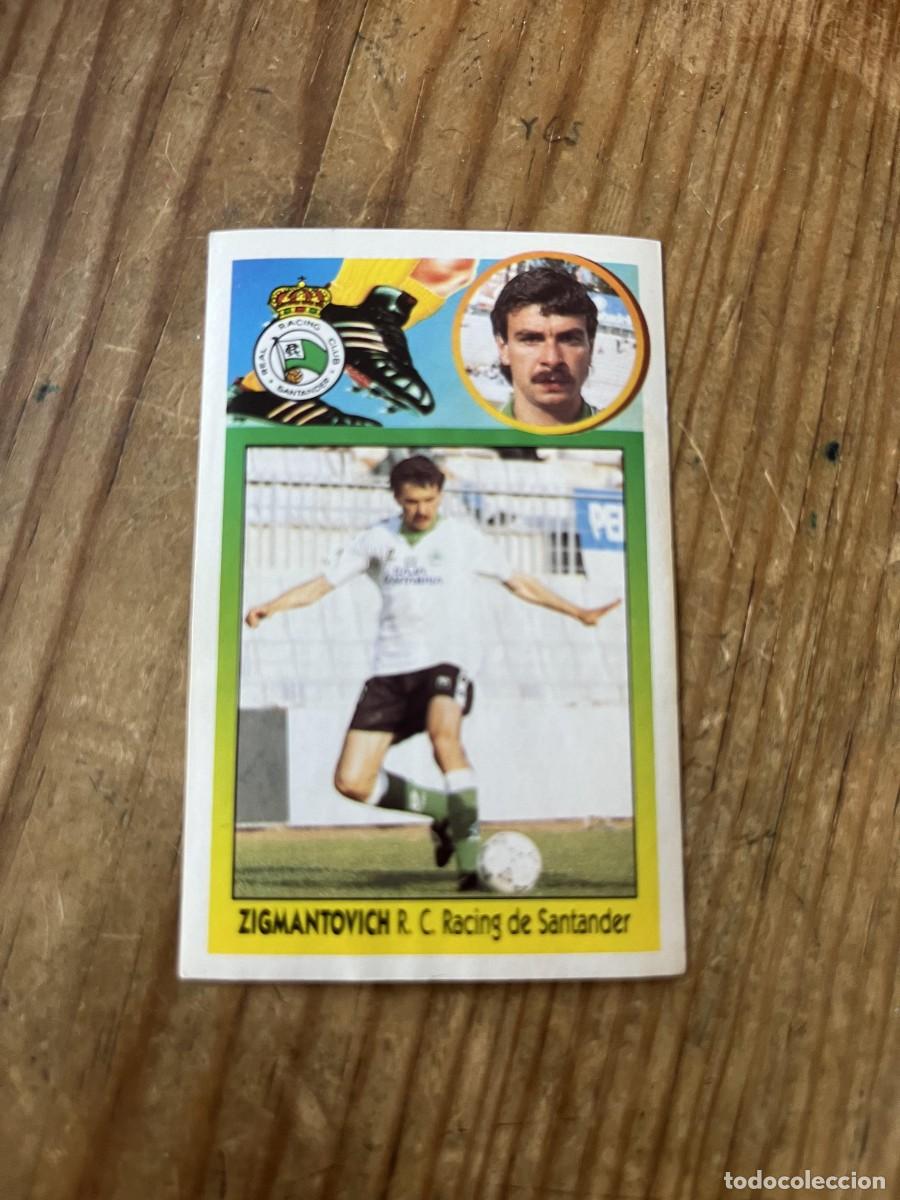 Cromos de f&uacute;tbol: CROMO PEGATINA ADHESIVO NUNCA PEGADO LIGA ESTE 93 94 1993 1994 RACING SANTANDER ZIGMANTOVICH