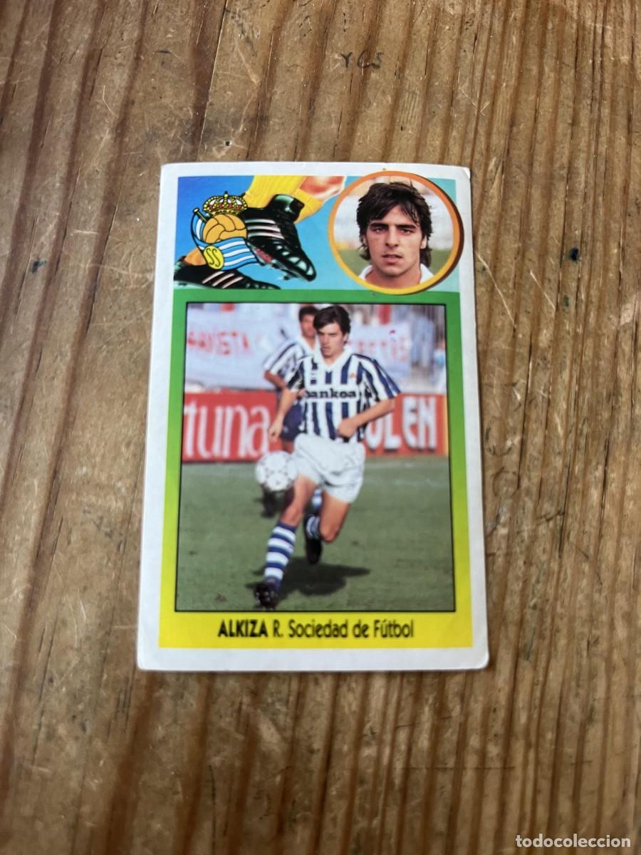 Cromos de f&uacute;tbol: CROMO PEGATINA ADHESIVO SIN PEGAR NUNCA PEGADO LIGA ESTE 93 94 1993 1994 REAL SOCIEDAD ALKIZA