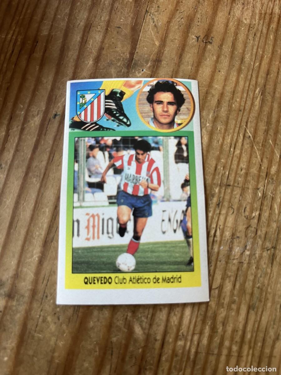 Cromos de f&uacute;tbol: CROMO PEGATINA ADHESIVO NUNCA PEGADO LIGA ESTE 93 94 1993 1994 FICHAJES # 3 ATLETICO MADRID QUEVEDO