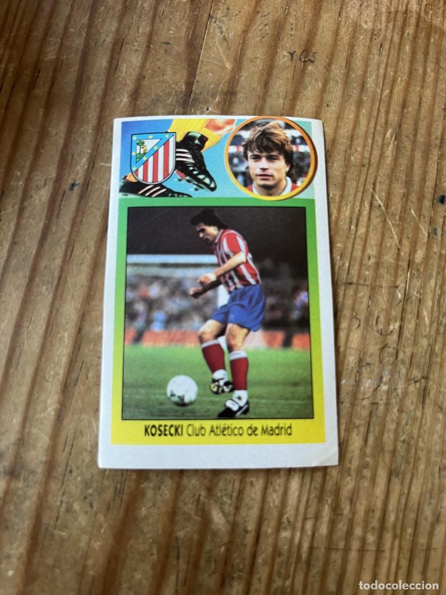 Cromos de f&uacute;tbol: CROMO PEGATINA ADHESIVO NUNCA PEGADO LIGA ESTE 93 94 1993 1994 FICHAJES # 4 ATLETICO MADRID KOSECKI