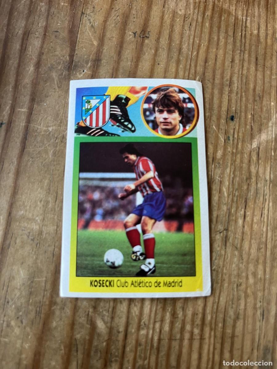 Cromos de f&uacute;tbol: CROMO PEGATINA ADHESIVO NUNCA PEGADO LIGA ESTE 93 94 1993 1994 FICHAJES # 4 ATLETICO MADRID KOSECKI