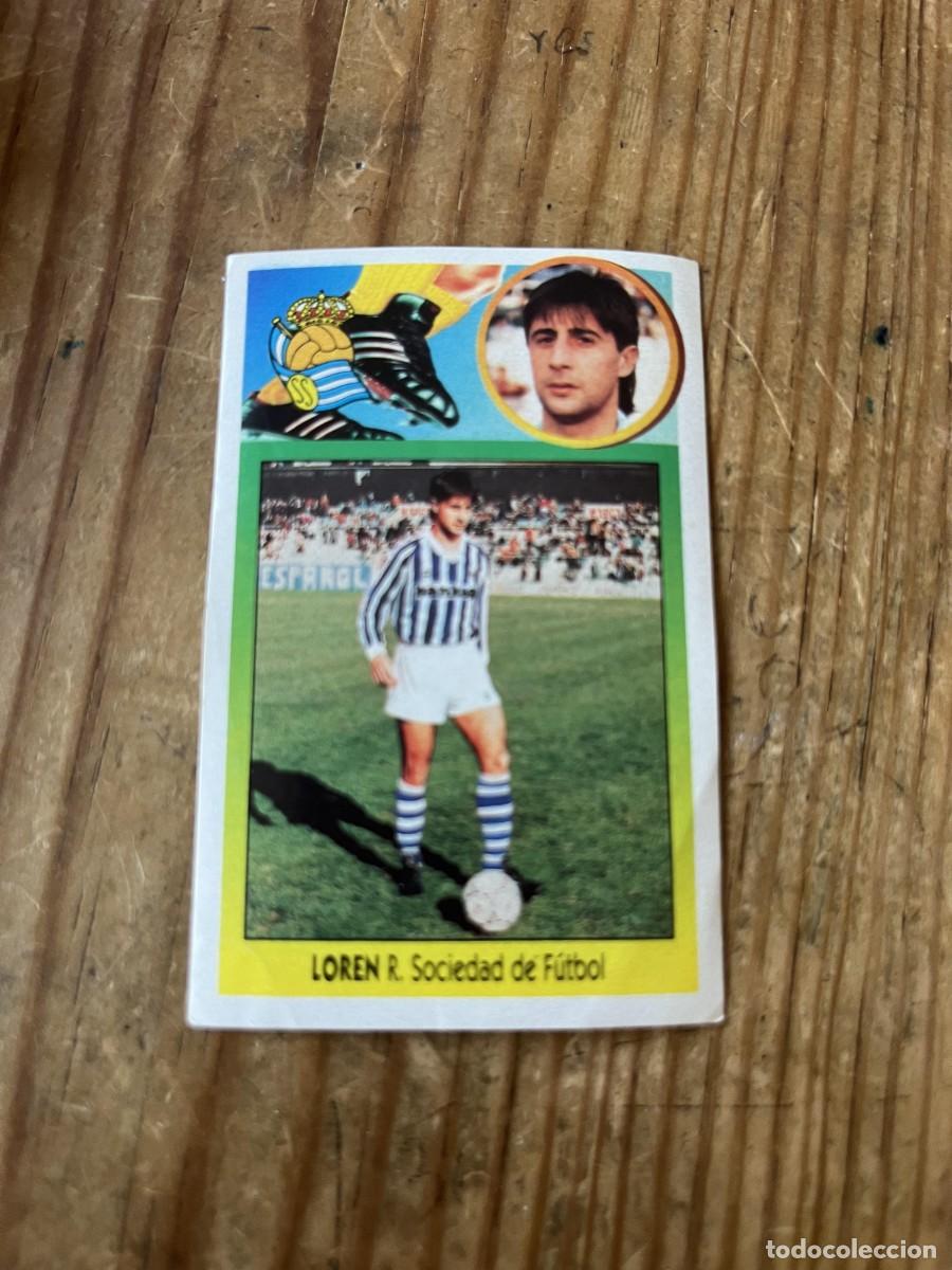 Cromos de f&uacute;tbol: CROMO PEGATINA ADHESIVO NUNCA PEGADO LIGA ESTE 93 94 1993 1994 FICHAJES # 7 REAL SOCIEDAD LOREN