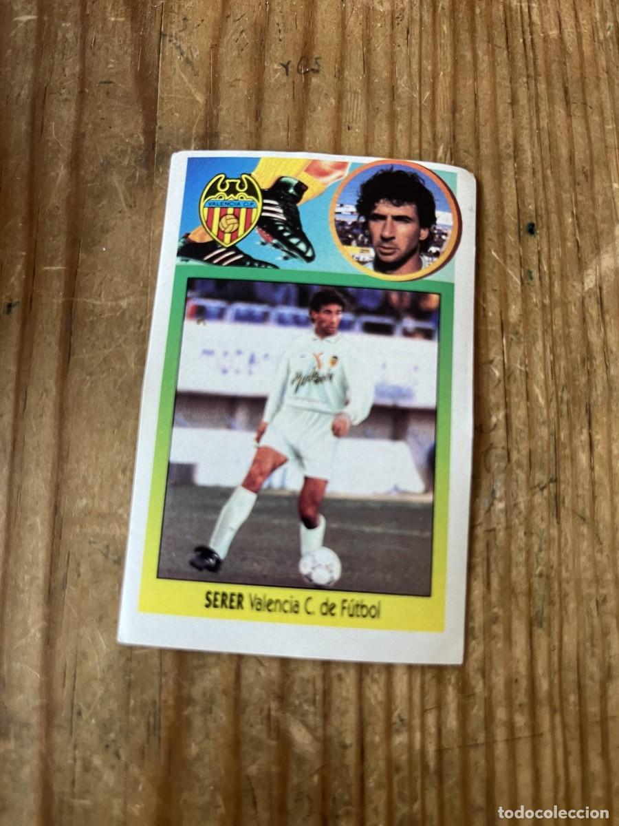 Cromos de f&uacute;tbol: CROMO PEGATINA ADHESIVO NUNCA PEGADO LIGA ESTE 93 94 1993 1994 FICHAJES # 8 VALENCIA SERER