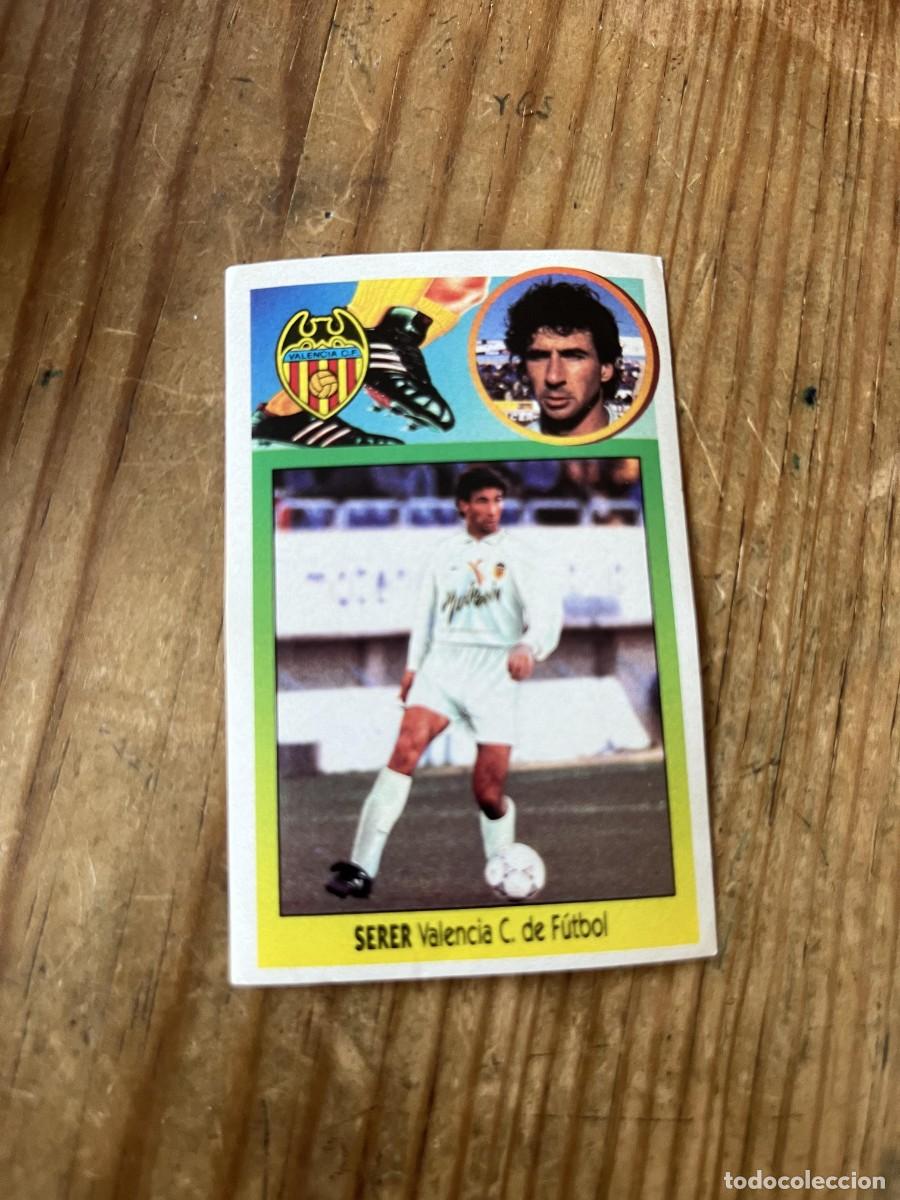 Cromos de f&uacute;tbol: CROMO PEGATINA ADHESIVO NUNCA PEGADO LIGA ESTE 93 94 1993 1994 FICHAJES # 8 VALENCIA SERER