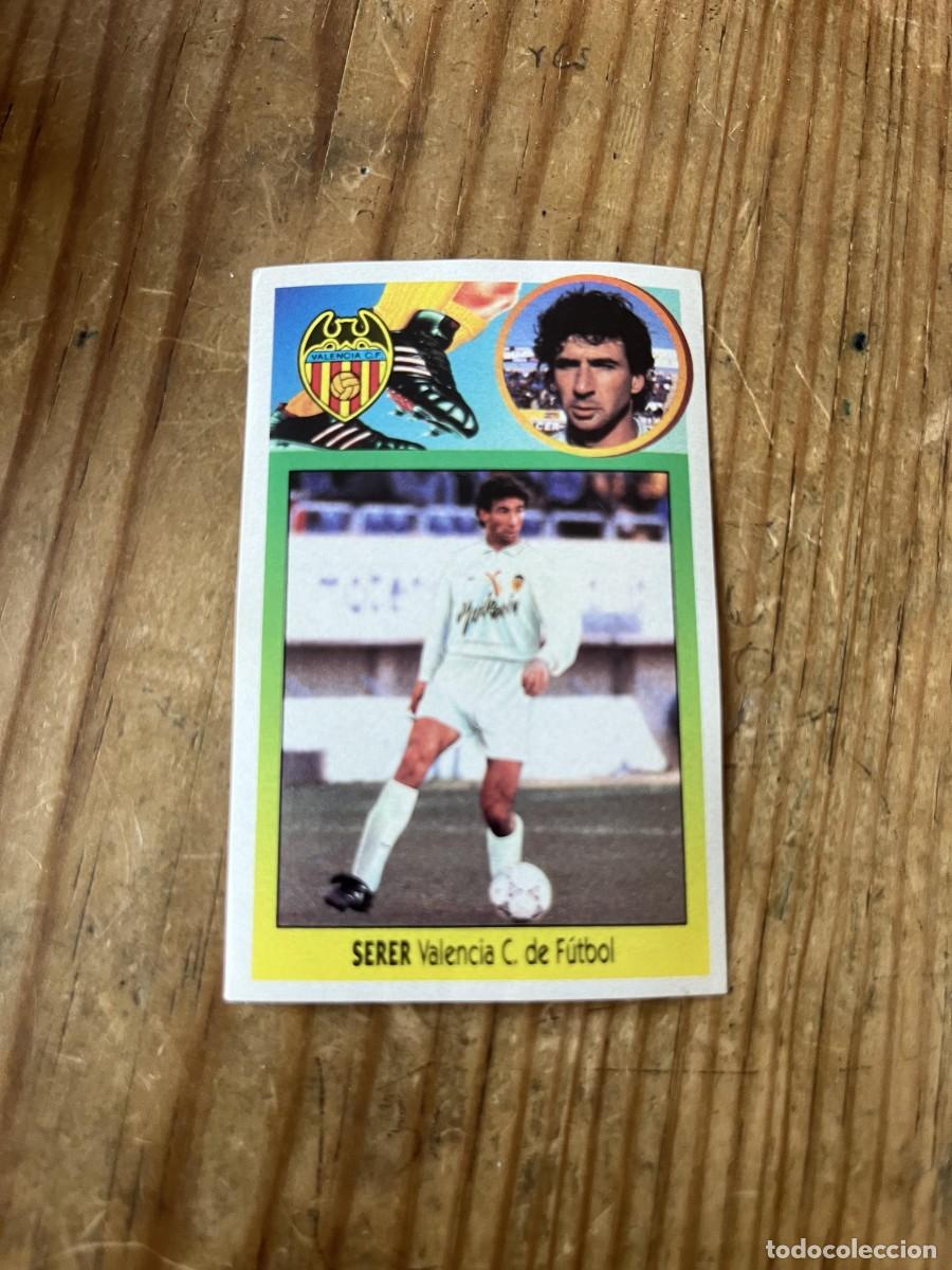 Cromos de f&uacute;tbol: CROMO PEGATINA ADHESIVO NUNCA PEGADO LIGA ESTE 93 94 1993 1994 FICHAJES # 8 VALENCIA SERER