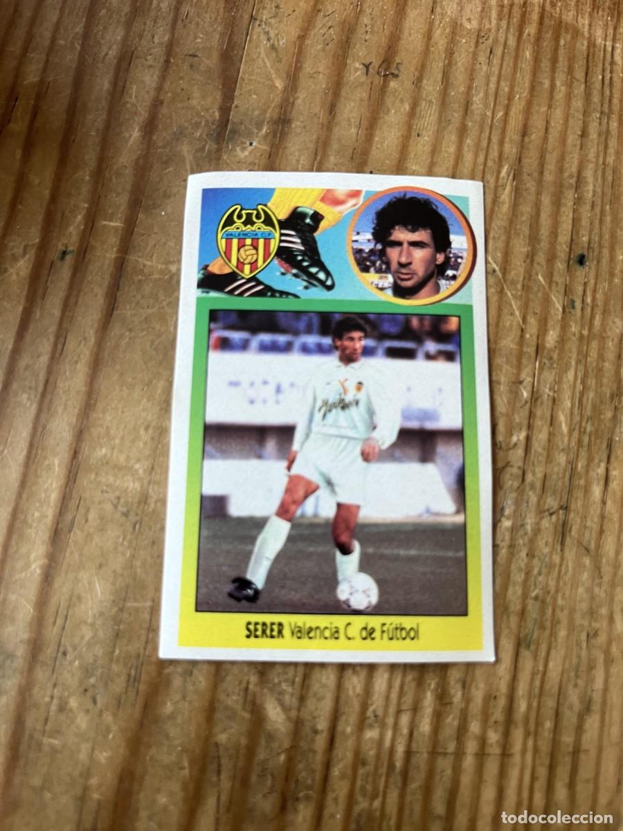 Cromos de f&uacute;tbol: CROMO PEGATINA ADHESIVO NUNCA PEGADO LIGA ESTE 93 94 1993 1994 FICHAJES # 8 VALENCIA SERER