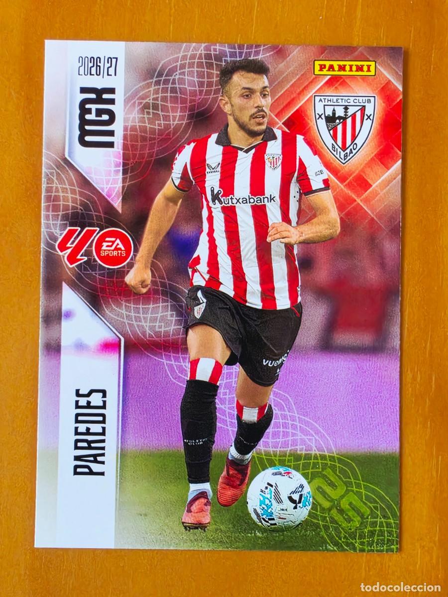 Cromos de f&uacute;tbol: 42 Aitor Paredes, Athletic Club de Bilbao, Panini Megacracks MGK 2026 2027 26 27