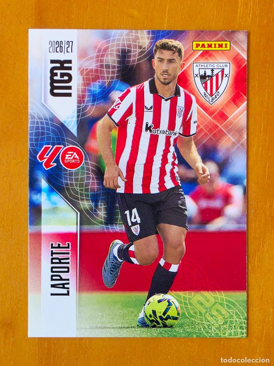 Cromos de f&uacute;tbol: 43 Aymeric Laporte, Athletic Club de Bilbao, Panini Megacracks MGK 2026 2027 26 27