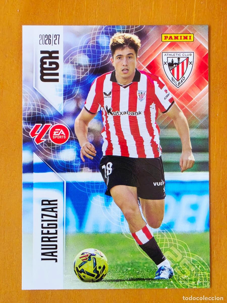 Cromos de f&uacute;tbol: 46 Mikel Jauregizar, Athletic Club de Bilbao, Panini Megacracks MGK 2026 2027 26 27