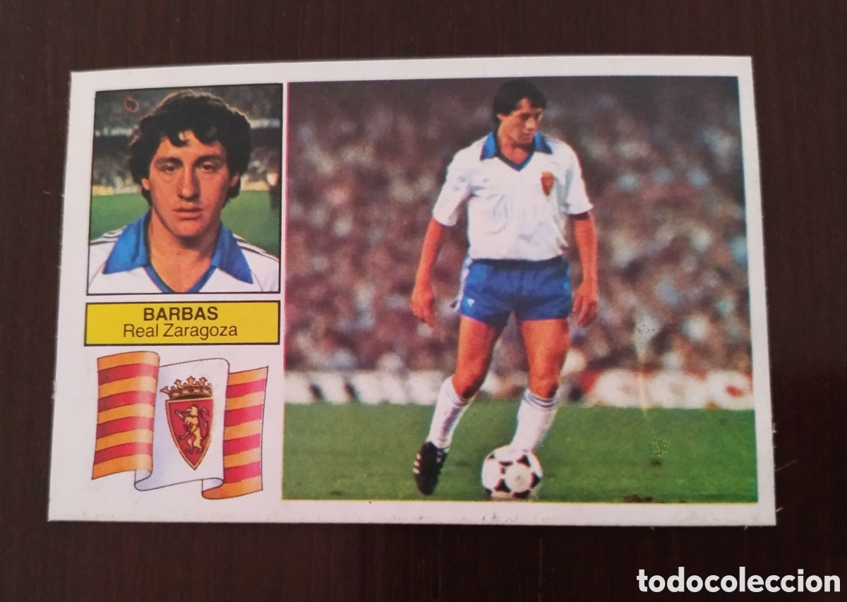 Cromos de f&uacute;tbol: 1982 1983 82 83 EDICIONES ESTE ULTIMOS FICHAJES N 4 BARBAS ZARAGOZA, VERSI&Oacute;N DIF&Iacute;CIL, SIN PEGAR