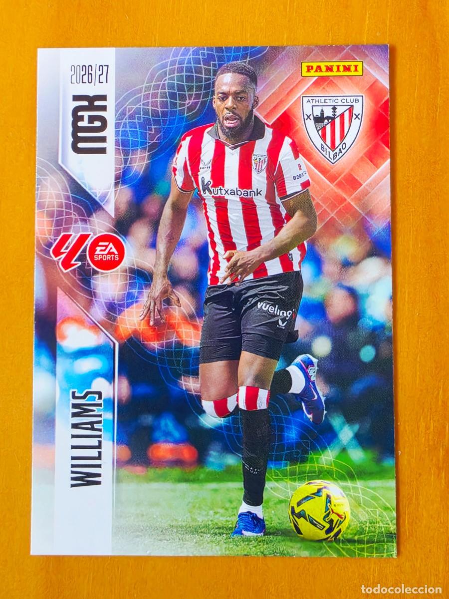 Cromos de f&uacute;tbol: 52 I&ntilde;aki Williams, Athletic Club de Bilbao, Panini Megacracks MGK 2026 2027 26 27