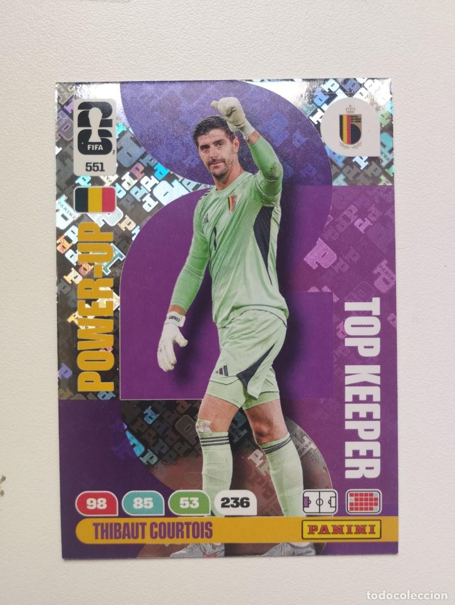 Cromos de f&uacute;tbol: CROMO CARD ADRENALYN MUNDIAL WORLD CUP 2026 TOP KEEPER 551 THIBAUT COURTOIS BELGICA