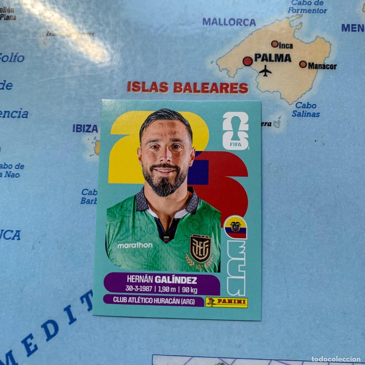 Cromos de f&uacute;tbol: Ecuador n&uacute;mero 2 cromo panini Mundial Fifa World Cup 2026