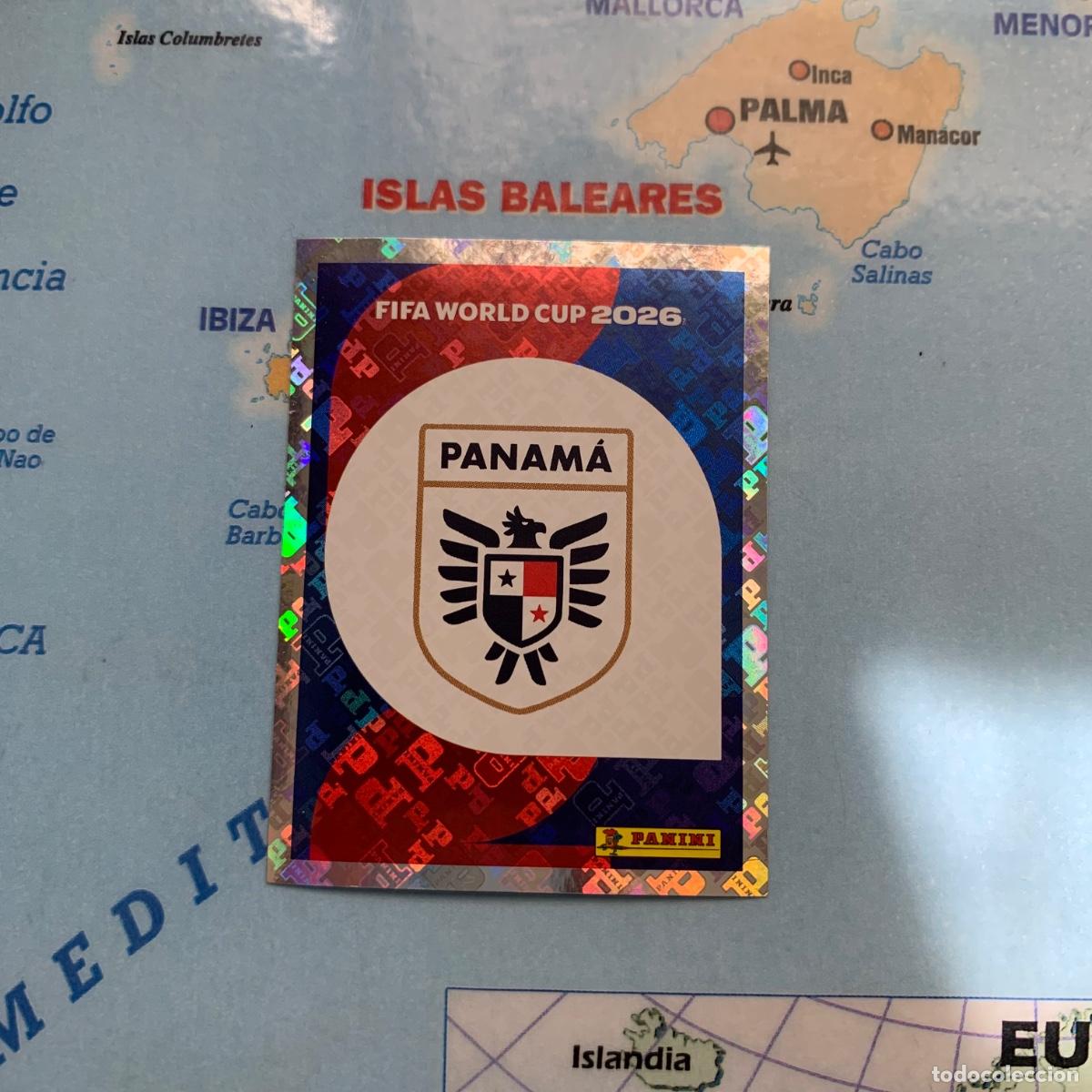Cromos de f&uacute;tbol: Panam&aacute; n&uacute;mero 1 cromo panini Mundial Fifa World Cup 2026